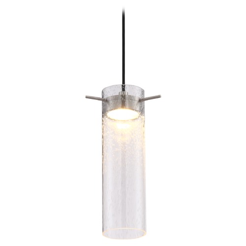 Pulse Brushed Nickel LED Mini Pendant by Nuvo Lighting