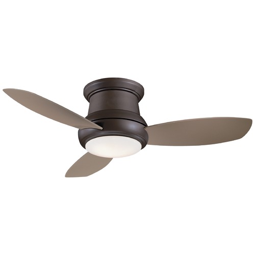 Concept II 44-Inch LED Hugger Fan in Oil Rubbed Bronze by Minka Aire