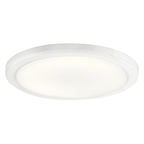 Kichler Lighting Zeo 13-Inch White LED Flush Mount 3000K by Kichler Lighting 44248WHLED30