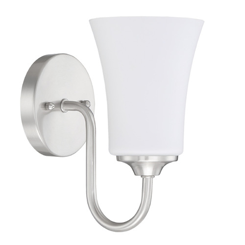 Gwyneth Brushed Polished Nickel Sconce by Craftmade Lighting