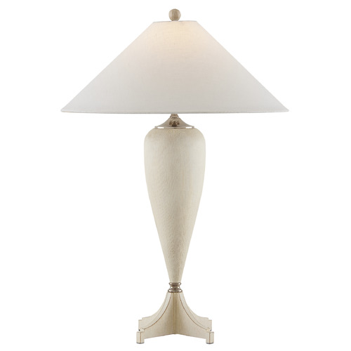 Currey and Company Lighting Hastings 30.75-Inch Table Lamp in Whitewash by Currey & Company 6000-0792