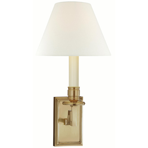 Visual Comfort Signature Collection Visual Comfort Signature Collection Alexa Hampton Dean Natural Brass Sconce AH2001NB-L