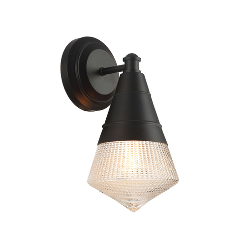 Hargreaves Wall Sconce in Black by Maxim Lighting