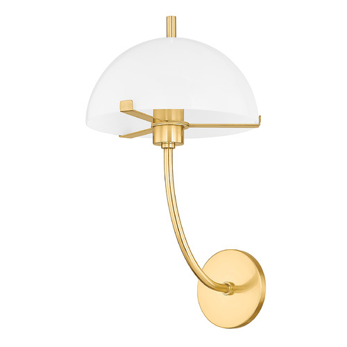 Mitzi by Hudson Valley Mitzi By Hudson Valley Mitzi Atala Aged Brass LED Sconce H915101-AGB