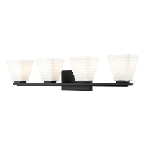 Z-Lite Z-Lite Annalise Matte Black Bathroom Light 7514-4V-MB