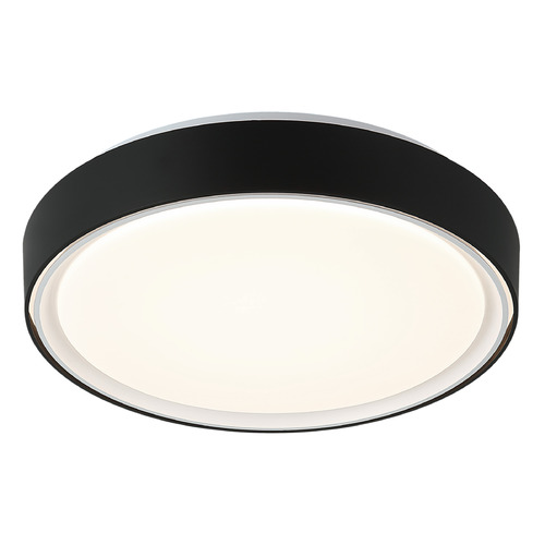 Matteo Lighting Alamus Black & White LED Flushmount Light