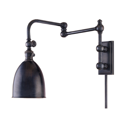 Hudson Valley Lighting Roslyn Swing Arm Lamp in Old Bronze by Hudson Valley Lighting 771-OB