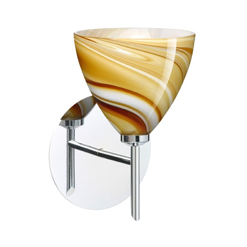 Besa Lighting Mia Chrome Sconce