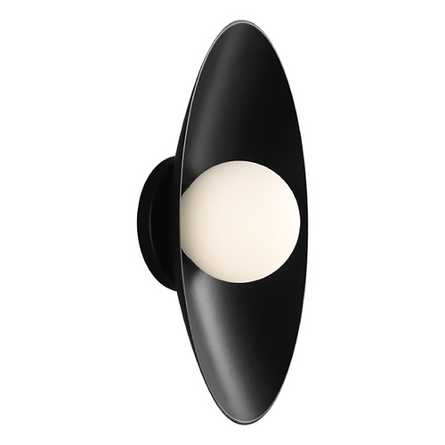 Joni 13-Inch LED Wall Sconce in Matte Black by Visual Comfort Modern