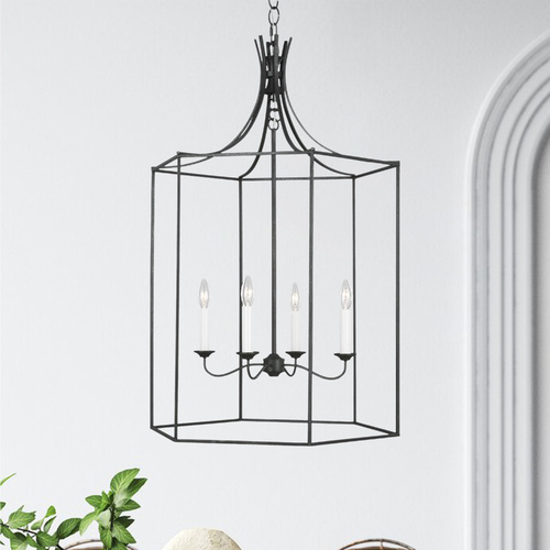 Visual Comfort Studio Collection Alexa Hampton 37-Inch Bantry House Smith Steel Pendant by Visual Comfort Studio AC1024SMS