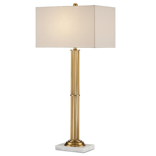 Allegory 36.50-Inch Table Lamp in Antique Brass by Currey & Company