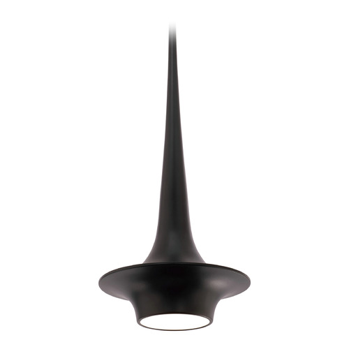 Modern Forms by WAC Lighting Hugo 24-Inch LED Pendant in Black by Modern Forms PD-20324-BK