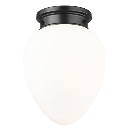 Z-Lite Gideon Matte Black Flushmount Light