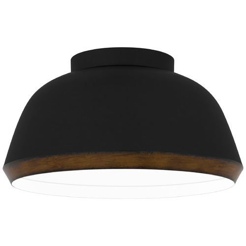 Quoizel Lighting Tamara Matte Black Flushmount Light