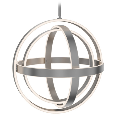 Modern Forms by WAC Lighting Modern Forms Kinetic Titanium LED Pendant Light PD-61718-TT