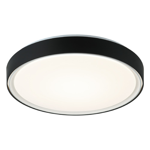 Matteo Lighting Alamus Black & White LED Flushmount Light