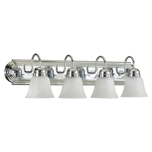 Chrome Bathroom Light by Quorum Lighting
