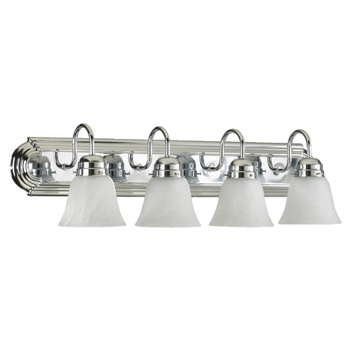 Quorum Lighting Chrome Bathroom Light by Quorum Lighting 5094-4-114