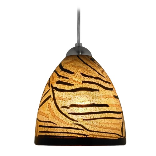 Oggetti Lighting Oggetti Elan Satin Nickel Mini-Pendant Light with Bowl / Dome Shade 79-L0622Q