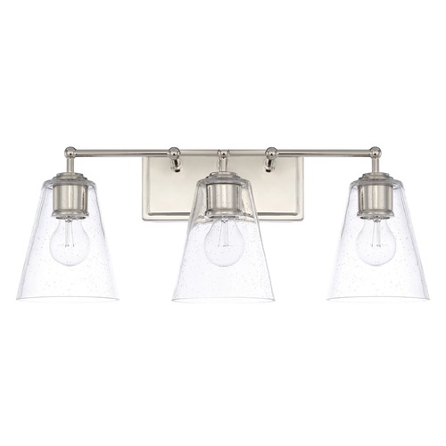 Murphy 23.50-Inch Vanity Light in Polished Nickel by Capital Lighting