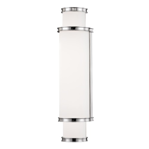 Malcolm Polished Nickel LED Bathroom Light by Hudson Valley Lighting