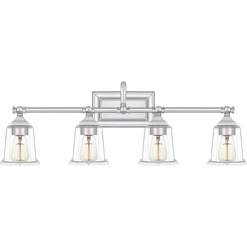 Quoizel Lighting Nicholas Polished Chrome Bathroom Light by Quoizel Lighting NLC8604C