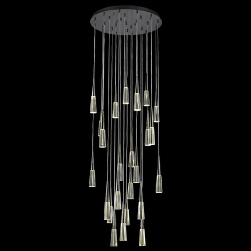 Encino 25-Light Gun Metal LED Multi-Light Pendant by Avenue Lighting