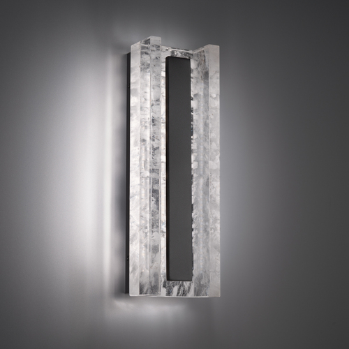 Schonbek Beyond Magnate 16-Inch LED Crystal Wall Sconce in Black by Schonbeck Beyond BWS71216-BK