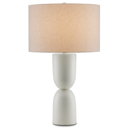Linz 29.25-Inch Table Lamp in White by Currey & Company