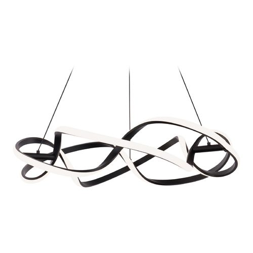 Interlace 28-Inch LED Pendant in Black by WAC Lighting