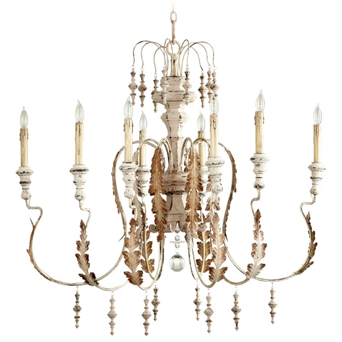 Cyan Design Motivo Persian White Chandelier by Cyan Design 5051