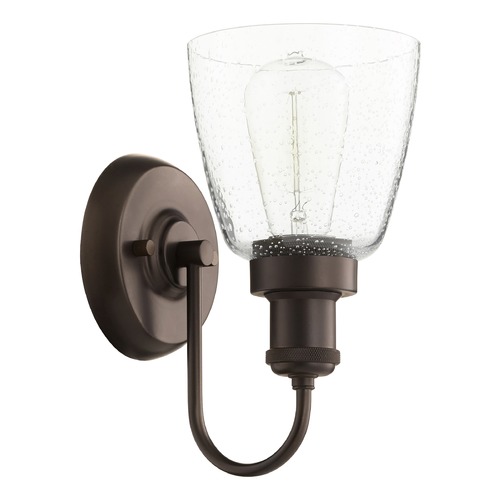 Oiled Bronze Sconce by Quorum Lighting