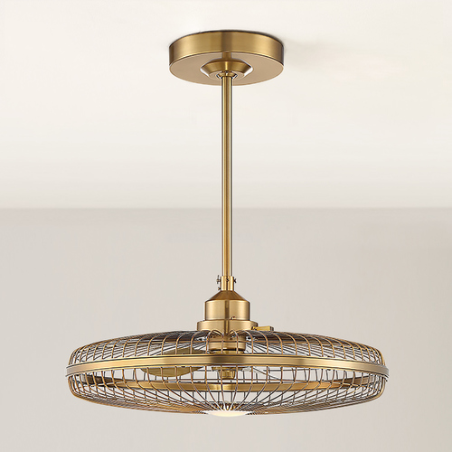 Wetherby 26-Inch LED Warm Brass Ceiling Fan by Savoy House