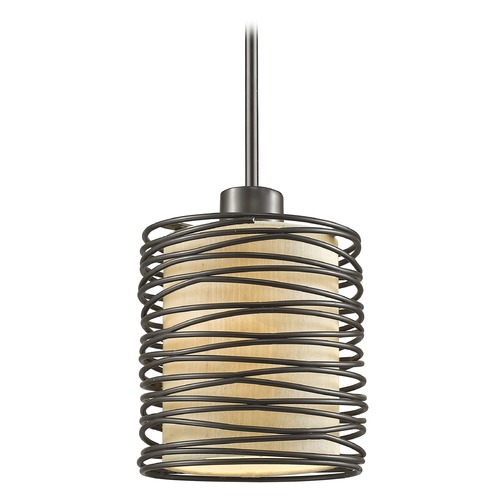 Z-Lite Zinnia Bronze Mini Pendant by Z-Lite 2009MP-BRZ