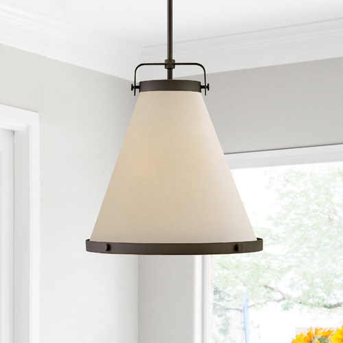 Hinkley Lark 16-Inch Oil Rubbed Bronze Pendant by Hinkley Lighting 4993OZ