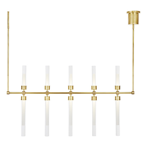 Sean Lavin Linger 48-Inch 277V LED Linear Light in Brass by Visual Comfort Modern