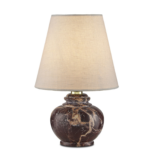 Piccolo Brown Mini Table Lamp by Currey & Company