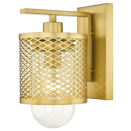 Kipton Rubbed Brass Sconce by Z-Lite