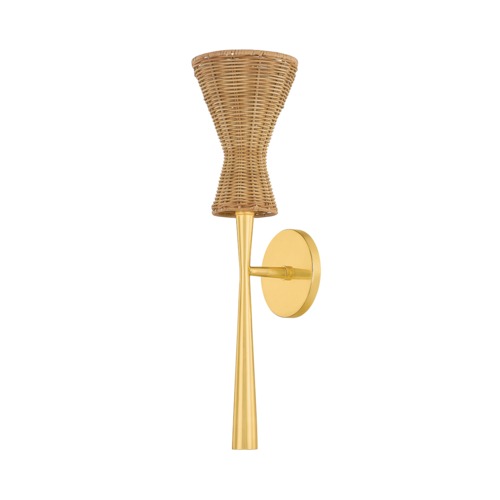Mitzi by Hudson Valley Honey 20-Inch Sconce in Aged Brass by Mitzi by Hudson Valley H918101-AGB