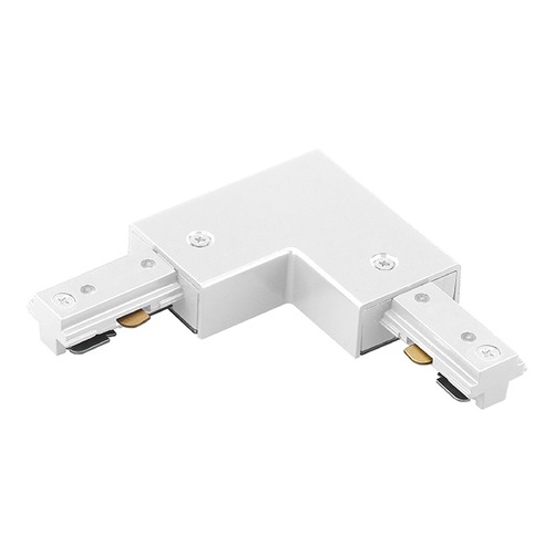 WAC Lighting White H Track Right L Connector