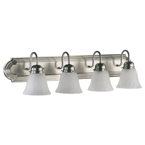 Satin Nickel Bathroom Light by Quorum Lighting