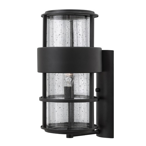 Hinkley Saturn 20.25-Inch Satin Black Outdoor Wall Light by Hinkley Lighting 1905SK