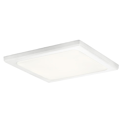 Kichler Lighting Zeo 13-Inch White LED Flush Mount 3000K by Kichler Lighting 44249WHLED30