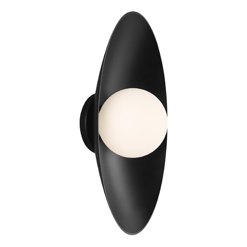Joni 16-Inch LED Wall Sconce in Matte Black by Visual Comfort Modern