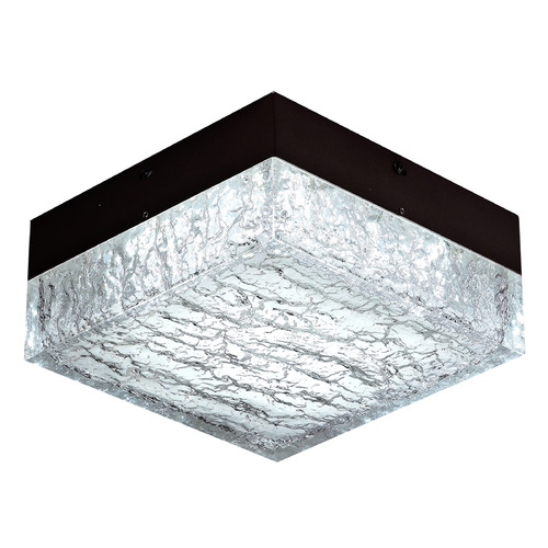 Cermack St. 8-Inch Matte Black LED Flush Mount by Avenue Lighting