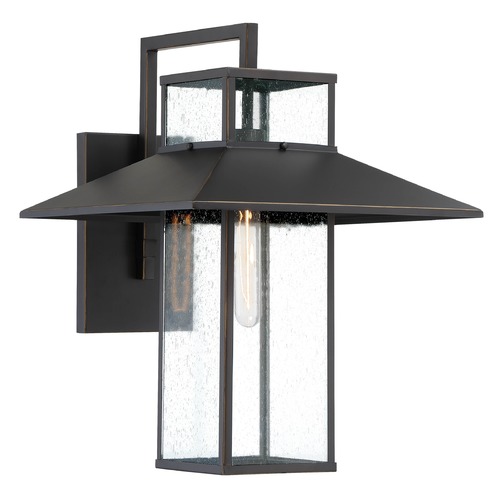 Danforth Park Oil Rubbed Bronze & Gold Outdoor Wall Light by Minka Lavery