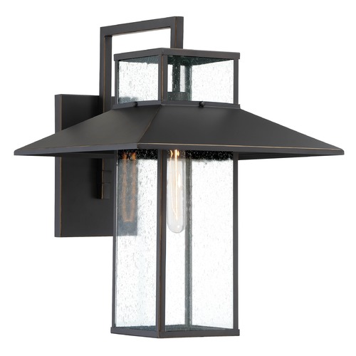 Minka Lavery Danforth Park Oil Rubbed Bronze & Gold Outdoor Wall Light by Minka Lavery 73152-143C