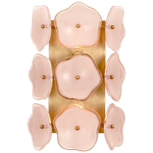 Visual Comfort Signature Collection Kate Spade New York Leighton Small Sconce in Brass by Visual Comfort Signature KS2065SBBLS