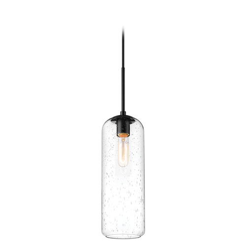 Z-Lite Monty Matte Black Mini Pendant by Z-Lite 738P22-MB