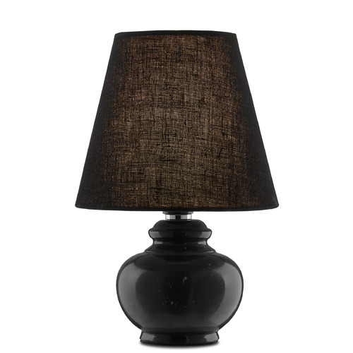 Currey and Company Lighting Piccolo Black Mini Table Lamp by Currey & Company 6000-0807